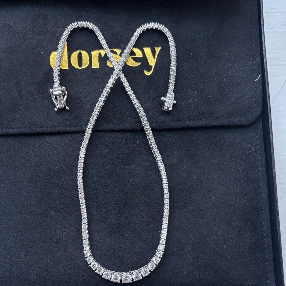 Lab- Sapphire Necklace, princess look-alike, perfect for party/wedding